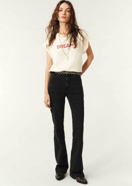 ba&sh γυναικείο T-shirt με letter print 