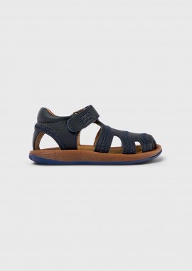 CAMPER - Camper βρεφικά δερμάτινα πέδιλα με velcro και λογότυπο