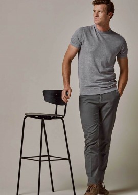 PROFUOMO - Profuomo ανδρικό chino παντελόνι μονόχρωμο Slim Fit
