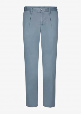PROFUOMO - Profuomo ανδρικό chino παντελόνι Relaxed Fit - PPWQ10012A Μπλε Ανοιχτό