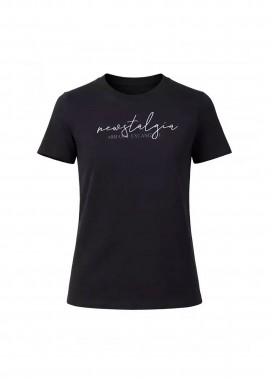 ARMANI EXCHANGE - Armani Exchange γυναικείο T-shirt με λογότυπο Regular Fit - XW001838AF10356 Μαύρο