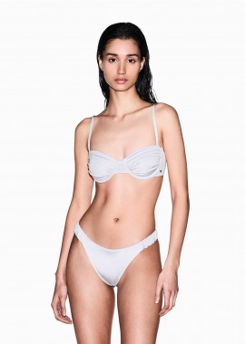 ARMANI EXCHANGE - Armani Exchange γυναικείο μαγιό μπικίνι σλιπ Relaxed Fit - XW002369AF24869 Εκρού