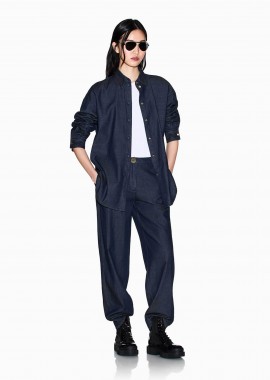 ARMANI EXCHANGE - Armani Exchange γυναικείο τζιν παντελόνι Relaxed Fit - XW002257AF21337 Denim Blue Σκούρο