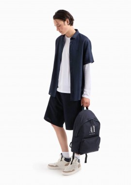 ARMANI EXCHANGE - Armani Exchange ανδρική βερμούδα μονόχρωμη - 8NZS67ZNFNZ Σκούρο Μπλε
