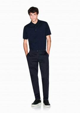 ARMANI EXCHANGE - Armani Exchange ανδρικό παντελόνι chino Regular Fit - XM001162AF13236 Σκούρο Μπλε