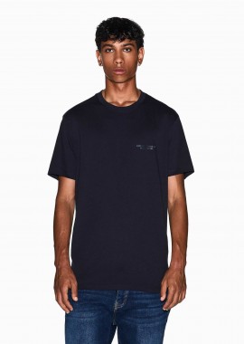 ARMANI EXCHANGE - Armani Exchange ανδρικό T-shirt με λογότυπο Regular Fit - XM001281AF10361 Σκούρο Μπλε