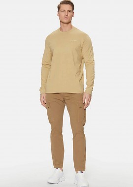 TOMMY JEANS - Tommy Jeans ανδρικό παντελόνι cargo Regular Fit - DM0DM20281 Καφέ