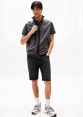 TOMMY JEANS - Tommy Jeans ανδρικό denim σορτς - DM0DM20945 Μαύρο