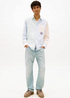 TOMMY JEANS - Tommy Jeans ανδρικό τζιν παντελόνι Straight Fit