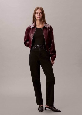 CALVIN KLEIN JEANS - Calvin Klein Jeans γυναικείο τζιν παντελόνι πεντάτσεπο Tapered Fit - LV047E734G Μαύρο
