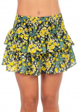 EMMANUELA - Emmanuela γυναικεία mini φούστα με floral print