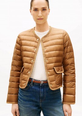 TOMMY HILFIGER - Tommy Hilfiger γυναικείο μπουφάν καπιτονέ - WW0WW49660 Καφέ