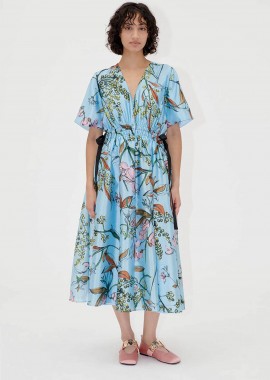 STINE GOYA - Stine Goya γυναικείο φόρεμα midi με floral print
