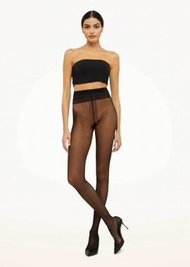 WOLFORD - Wolford γυναικείο καλσόν μονόχρωμο - 18382 Μαύρο