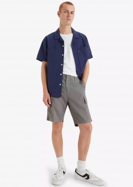 LEVI'S - Levi's® ανδρική cargo βερμούδα μονόχρωμη βαμβακερή Loose Fit