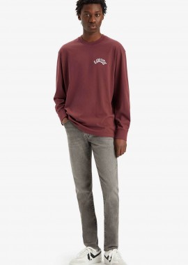 Levi's® ανδρικό τζιν παντελόνι πεντάτσεπο Slim Fit ''512™'' - 288331262 Ανθρακί