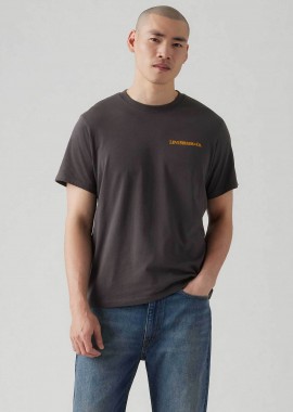 LEVI'S - Levi's® ανδρικό T-shirt με print και λογότυπο Relaxed Fit - 161431947 Πράσινο