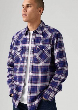 Levi's® ανδρικό πουκάμισο με καρό σχέδιο και τσέπες Standard Fit 