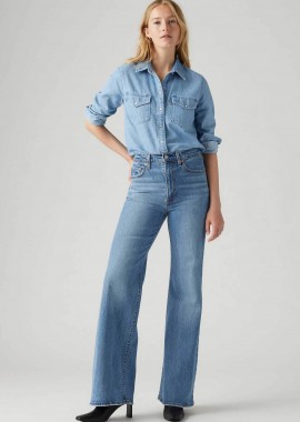LEVI'S - Levi's® γυναικείο τζιν παντελόνι ψηλόμεσο πεντάτσεπο Flared Leg