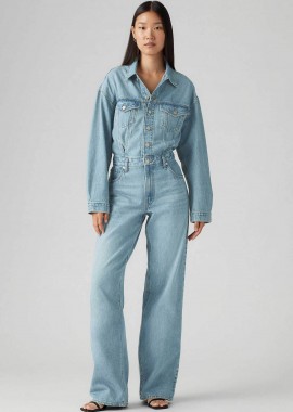 LEVI'S - Levi's® γυναικεία denim ολόσωμη φόρμα πεντάτσεπη Relaxed Fit