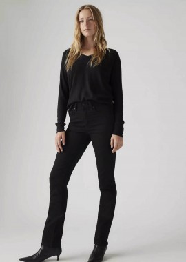 LEVI'S - Levi's® γυναικείο ψηλόμεσο τζιν παντελόνι πεντάτσεπο Slim Straight Fit