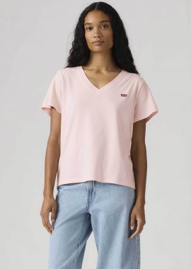 LEVI'S - Levi's® γυναικείο T-shirt με V και λογότυπο Standard Fit