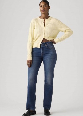 LEVI'S - Levi's® γυναικείο τζιν παντελόνι ψηλόμεσο πεντάτσεπο Straight Fit