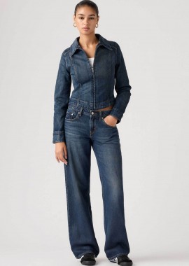LEVI'S - Levi's® γυναικείο τζιν παντελόνι πεντάτσεπο Straight Wide Fit