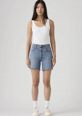 LEVI'S - Levi's® γυναικείο denim σορτς ψηλόμεσο πεντάτσεπο