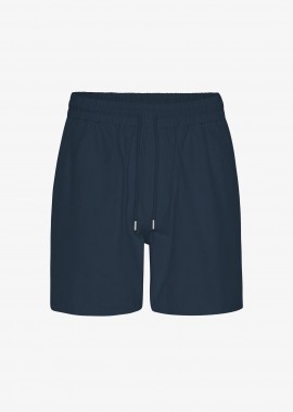 COLORFUL STANDARD - Colorful Standard ανδρική βερμούδα μονόχρωμη με ελαστική μέση Tailored Fit - CS4001 Μπλε Σκούρο