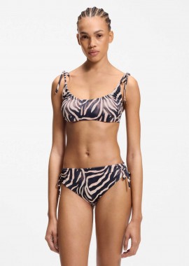 HUGO - Hugo Boss γυναικείο μαγιό μπικίνι σλιπ με all-over print