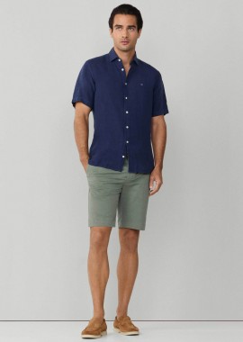 Hackett ανδρική βερμούδα chino Slim Fit - HM8000017 Πράσινο