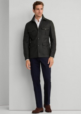 HACKETT - Hackett ανδρικό παντελόνι chino Slim Fit - HM2100068R Μπλε Σκούρο