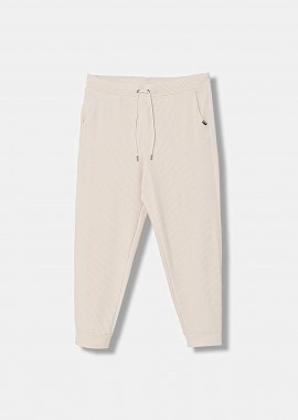 DKNY - DKNY γυναικείο παντελόνι φόρμας μονόχρωμο - DP5P3498 Κρέμ
