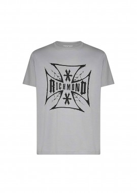 John Richmond ανδρικό T-shirt με iconic graphic logo print 