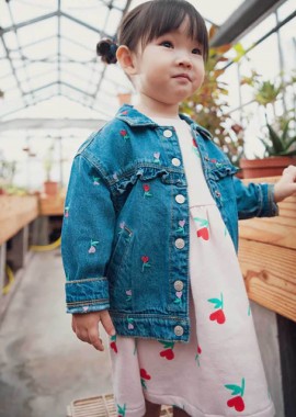 DPAM βρεφικό denim μπουφάν για κορίτσια 