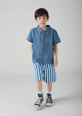 DPAM παιδικό denim πουκάμισο για αγόρια 