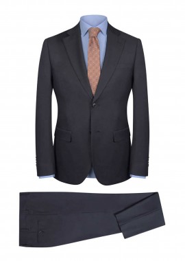 Prince Oliver ανδρικό κοστούμι μoνόχρωμο Modern Fit - 12560006 Ανθρακί