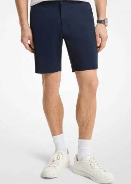 MICHAEL KORS - Michael Kors ανδρική βερμούδα chino Regular Fit - CS5304ZDR2 Μπλε Σκούρο