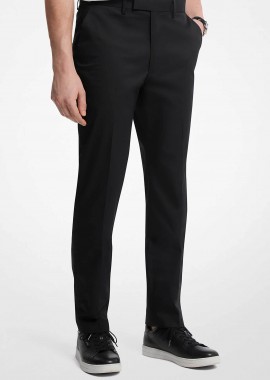MICHAEL KORS - Michael Kors ανδρικό παντελόνι με τεχνολογία COOLMAX® Slim Fit - CT53054HVS Μαύρο