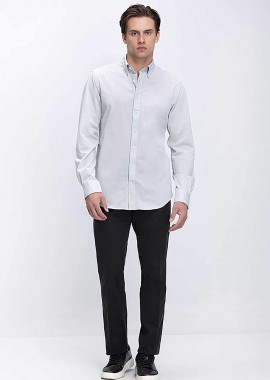 KAISER HOFF - Kaiser Hoff ανδρικό παντελόνι chino Regular Fit - D124001321100100 Μαύρο
