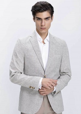 VARDAS - Vardas ανδρικό σακάκι μονόχρωμο Modern Fit - D104000861200100 Μπεζ