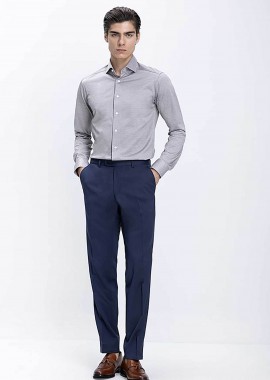 KAISER HOFF - Kaiser Hoff ανδρικό παντελόνι Regular Fit - D106000811106100 Μπλε