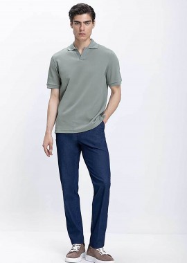VARDAS - Vardas ανδρικό τζιν παντελόνι Regular Fit - D125000481106100 Denim Blue
