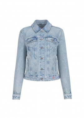 Guess γυναικείο denim jacket Slim Fit - W6RN55D5M4I Denim Blue