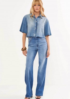 COLCCI - Colcci γυναικείο πουκάμισο denim