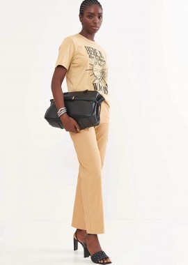 COLCCI - Colcci γυναικείο T-shirt με print - 034.01.06683 Μπεζ