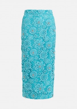 ESSENTIEL ANTWERP - Essentiel Antwerp γυναικεία midi φούστα με δαντέλα