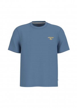 GUESS - Guess ανδρικό T-shirt με κεντημένο λογότυπο Regular Fit - M6GIB7K8HM0 Μπλε Ανοιχτό