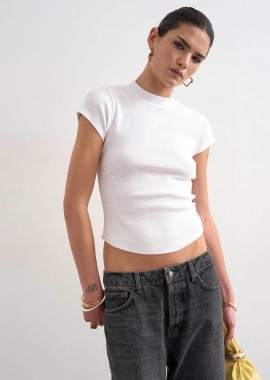TOPSHOP - Topshop γυναικεία μπλούζα μονόχρωμη